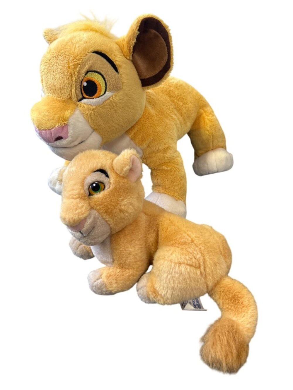 Vintage Disney Lion King Simba & Nala Cub Plush Stuffed Animal Toy Set Baby - Picture 5 of 14